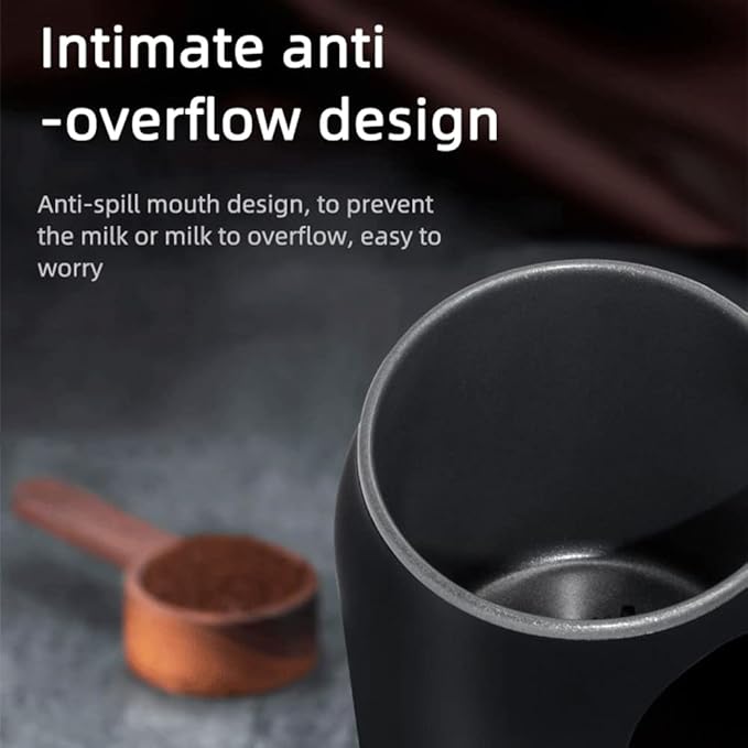 Electric Milk Frother and Steamer,4 In 1 Electric Milk Steamer,450ml Milk Frother and Warmer,Automatic Hot and Cold Foam Maker,with Foldable Handle,for Coffee/Latte/Cappuccino