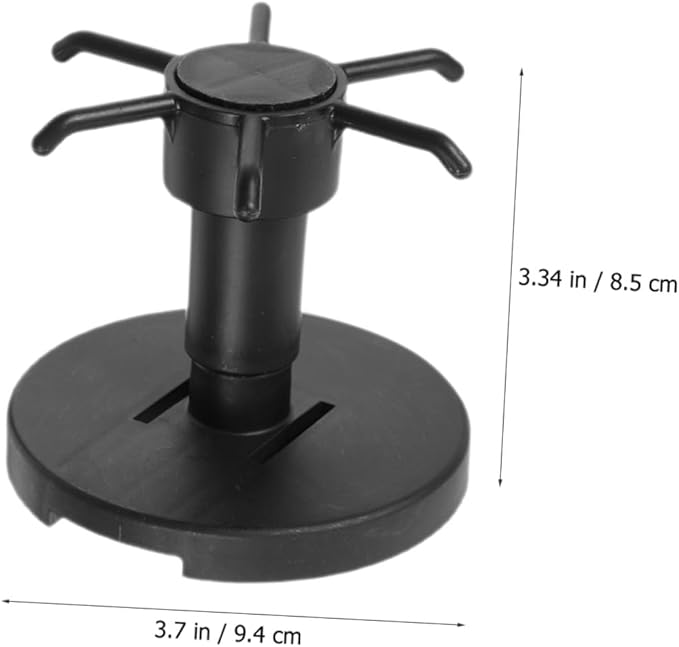 Zerodeko Rotatable Kitchen Utensil Hooks 3pcs Set Black Multi-Functional Wall Hanger Adhesive Under Cabinet Storage Organizer for Kitchen Tools and Measuring Spoons