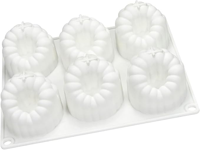6 Cavity Large Raspberry Mousses Cake Mold Food Grade Silicone Chocolate Dessert Baking Mould Family Gathering Bakeware