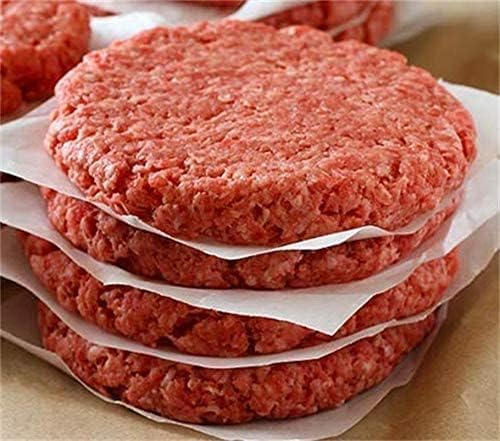 Patty Paper Sheets for 6 Inch Burger Press Resistant Circle Wax Parchment Paper Maker Cook Bake (6inch-400) (2pcs)