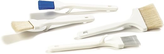 SPARTA 4040102 Meteor Nylon Basting Brush With Nylon Bristles, 2 Inches, White, (Pack of 12)