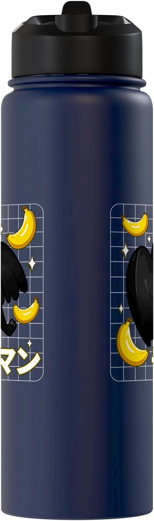 Kawaii Mothman Banana Milk Shake Carton Stainless Steel Insulated Water Bottle