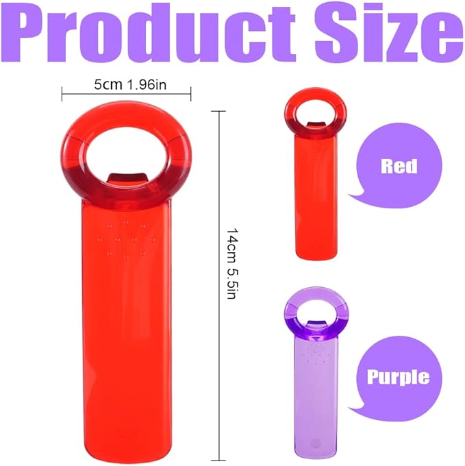 2 PCS Jar Opener, Jar Key Opener, Easy Grip Jar Lid Opener for Weak Hands, Plastic Jar Opener for Elderly and Seniors