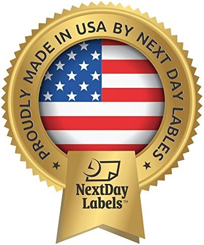 NextDayLabels 500 Rectangle Stickers (3" x 5") - Color Coding Labels Roll - Moving Labels for Boxes, Colored Inventory Stickers for Packing, Organizing, and Storage (White)