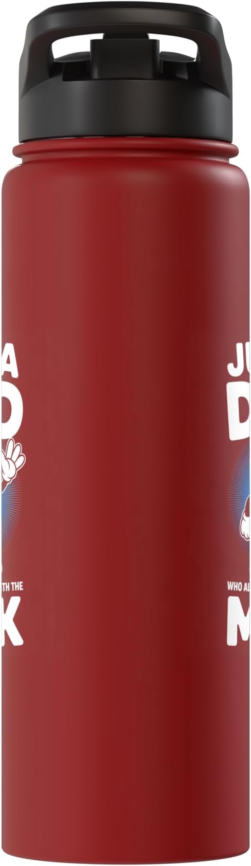 Just A Dad Who Always Came Back With Milk Stainless Steel Insulated Water Bottle