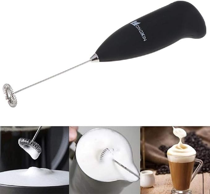 Mayhow Mini Battery Operated Whisk, Handheld Milk Frother, Perfect for Bulletproof coffee, Matcha, Frappe, Hot Chocolate