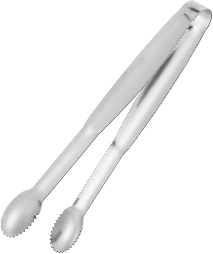 MSY BIGSUNNY 6" Premium Stainless Steel Sugar Cube Tongs Ice Tongs, Mini Serving Tongs Appetizers Tongs - Set of 4 (Silver)