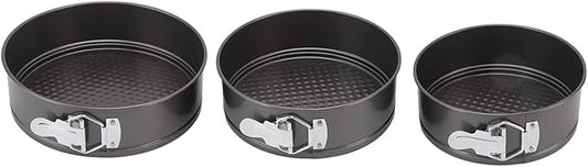 Cake Pan Set, Round Cheesecake Pan, Nonstick Cake Pan with Removable Bottom for Cheesecakes, Yogurt Cakes, Mousse, Coffee Cakes (20/22/24)
