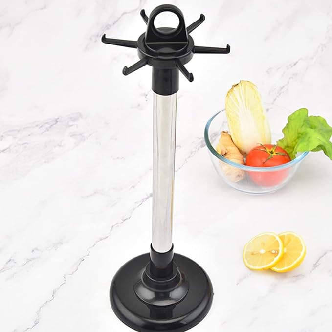 Kitchenwares Holder 6-in-1 Vertical Rack Height 16.5'' Base Diameter 5.1'' Flexible Kitchen Tool Holder Stand