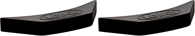 Lodge ASAHH11 Silicone Assist Handle Holder, Black (Pack of 2)
