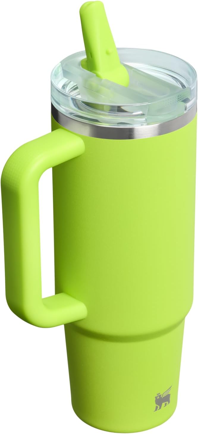 STANLEY Quencher ProTour Flip Straw Tumbler with Leakproof Lid | Built-In Straw & Handle | Cupholder Compatible for Travel | Insulated Stainless Steel Cup | BPA-Free