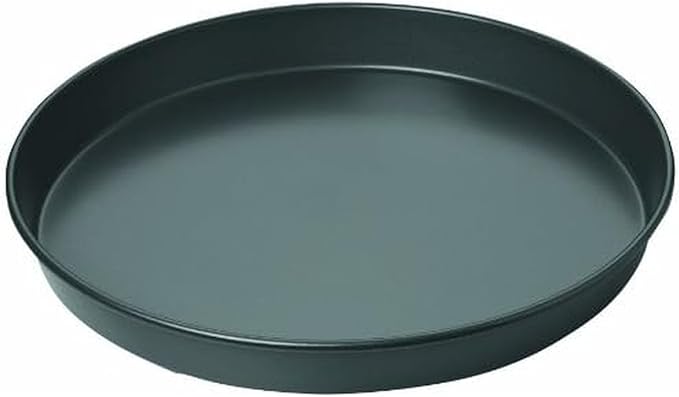 Chicago Metallic 14-Inch Deep Dish Pizza Pan, Nonstick Carbon Steel Bakeware for Chicago-Style Pizza, Cookie Cakes, Thick Crust Pizzas, and More