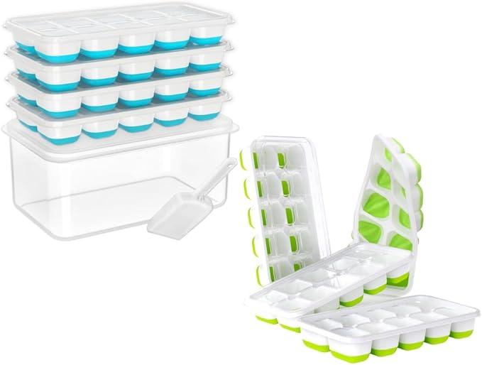 DOQAUS Ice Cube Trays 8 Pack