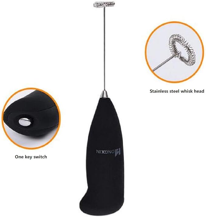 Mayhow Mini Battery Operated Whisk, Handheld Milk Frother, Perfect for Bulletproof coffee, Matcha, Frappe, Hot Chocolate