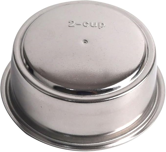 CAPFEI 51mm Pressurized Filter Basket Compatible with Gevi/CASABREWS/CAPRESSO - Dual Wall Filter Basket - 2 Cups Capacity