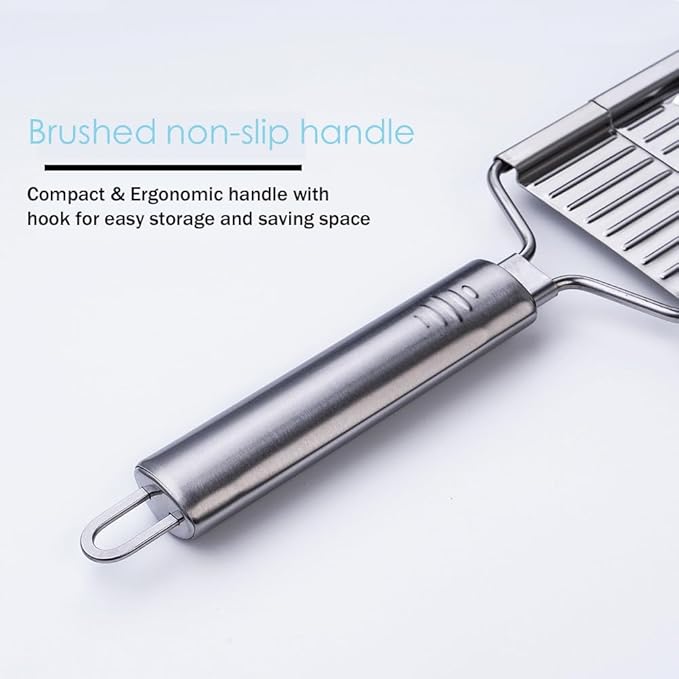 Handheld Food Grater,Professional Zester Slicing Set with 4 Interchangeable Blades for Lime,Cheese,Garlic,Ginger,Chocolate,Vegetable,Fruits