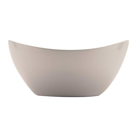 G.E.T. B-115-W Large Melamine Serving Bowl, 4 Quart, White