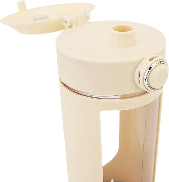 Portable Blender, 700ML 12 Blades Rechargeable Mini Juicer Cup Travel Blender with Magnetic Lock for Gym Home Office Sports Outdoor (Beige)