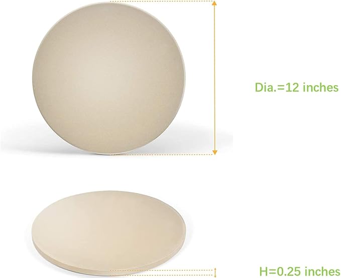 12 Inch Round Pizza Stone (12 inch Only)