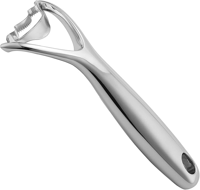 Good Grips Corn Prep Peeler, Corn stripper for corn on the cob remover tool, Chrome Plated Zinc Multifunctional Kitchen Grips Corn Planer Cob Cutter Kernels, Heavy Duty