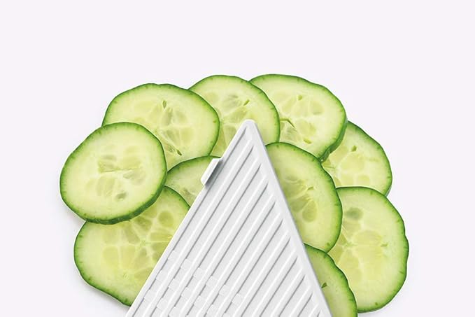 GSD Universal Mandoline Vegetable Slicer | 3 Inserts For Fruit / Cheese / French Fries - Made in Germany - Premium Quality