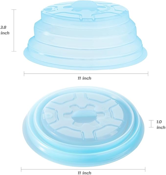 Microwave Cover For Food Silicone Microwave Splatter Cover Dishwasher Safe Dish Covers for Microwave Microwave Food Covers Splatter Guard