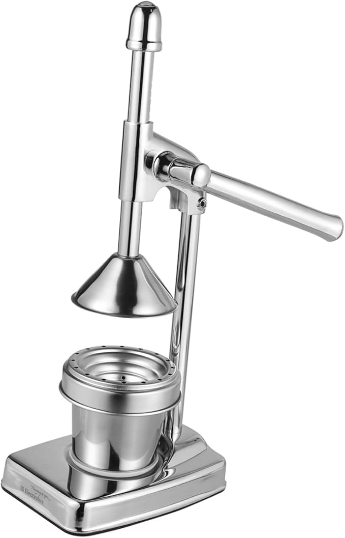 PRETYZOOM Stainless Steel Manual Citrus Juicer Press Hand-Operated Fruit Machine for Homemade Juice Easy to Clean for Home and Kitchen Use