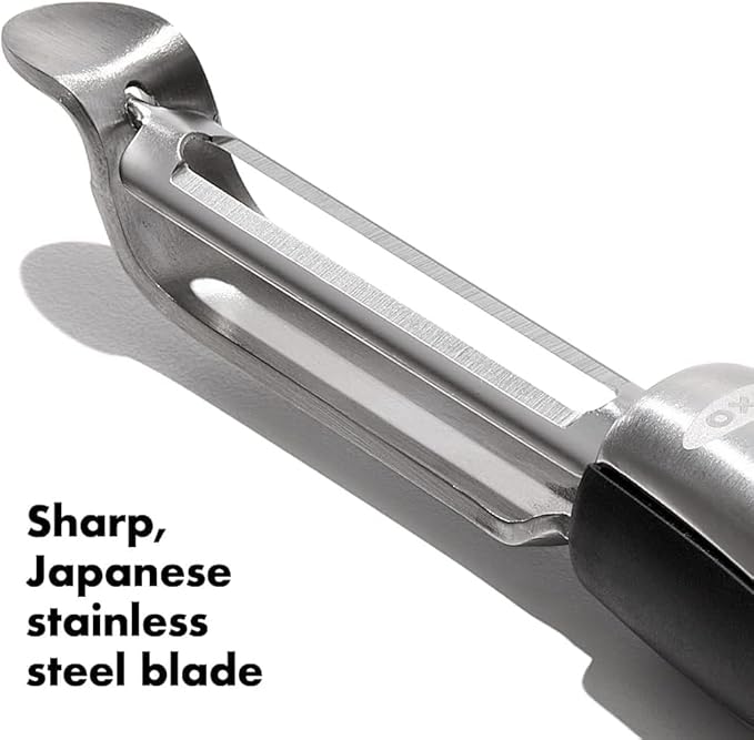 OXO Steel Swivel Peeler for Fruits Apple & Potato Vegetables, Pack of 2