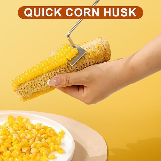 2 Packs Corn Peeler for Corn on the Cob,2024 Upgraded Corn Stripper for Corn on the Cob,Corn on the Cob Remover,Corn Cob Stripper tool Easy to Clean,Sweet Corn Cutter,Corn Cob Peeler as Gift for Women