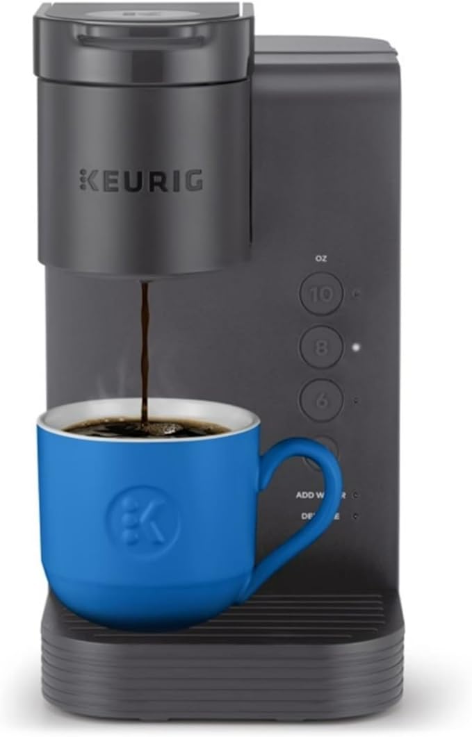 Keurig K-Express Essentials Matte Gray Single-Serve K-Cup Pod Coffee Maker