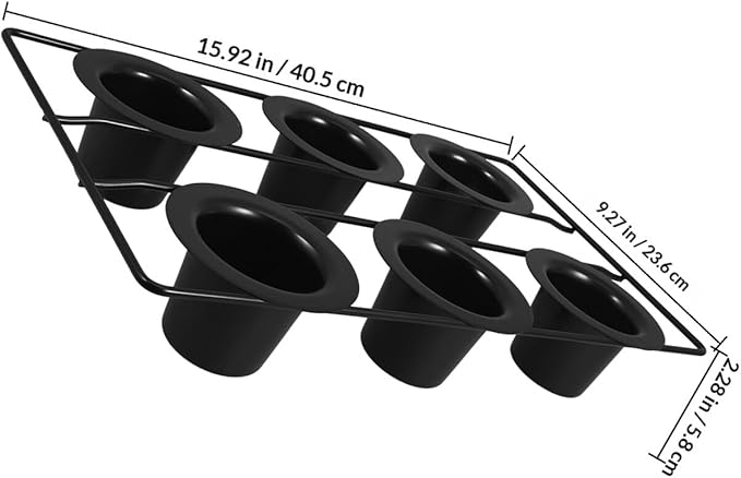 Nonstick Carbon Steel Muffin Baking Set 6-cup Thickened Black Coating Popover and Cupcake Pan Oven Bakeware for Home Baking