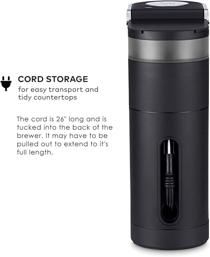 Keurig K-Mini Plus Single Serve K-Cup Pod Coffee Maker, with 6 to 12oz Brew Size, Stores up to 9 Pods,