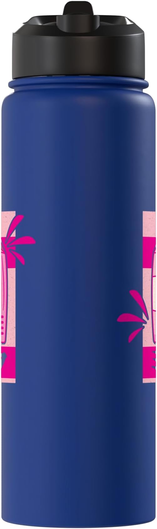 Funny Kawaii Japanese Strawberry Milk Shake Carton Milkshake Stainless Steel Insulated Water Bottle