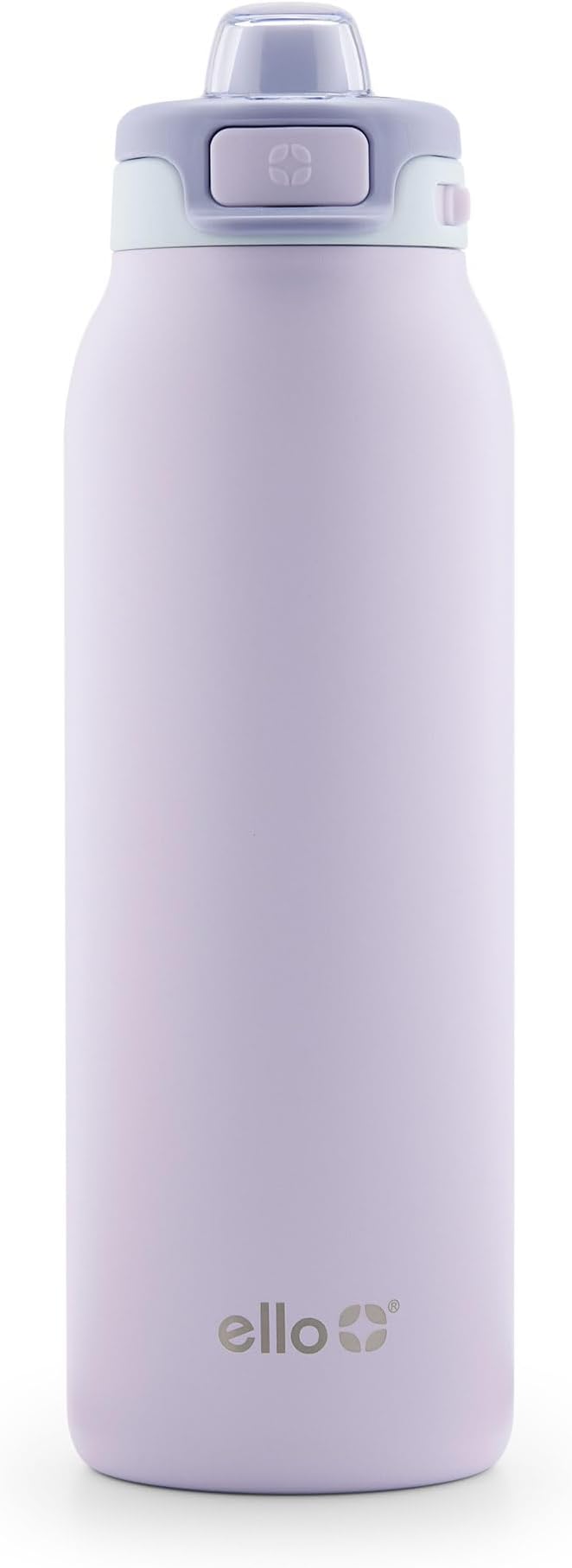 Ello Pop & Fill 32oz Stainless Steel Water Bottle with Quick Fill Technology, Double Walled and Vacuum Insulated Metal, Leak Proof Locking Lid, Sip and Chug, Reusable, BPA Free, Aurora
