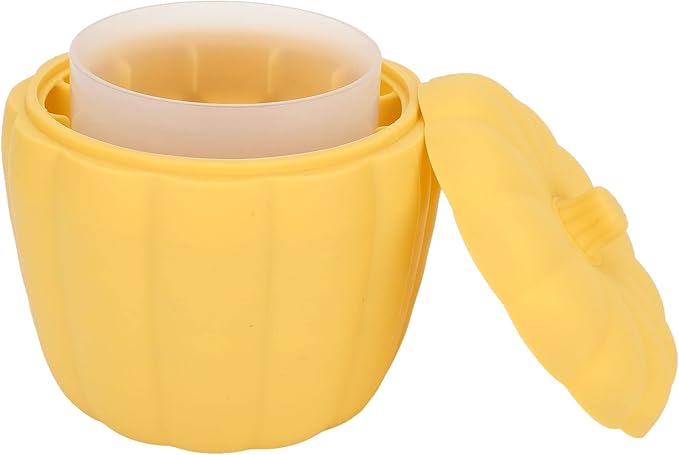 Ice Cube Maker, Pumpkin Look, Easy to Use, Space Saving, Silicone Acrylic Silicone Ice Bucket
