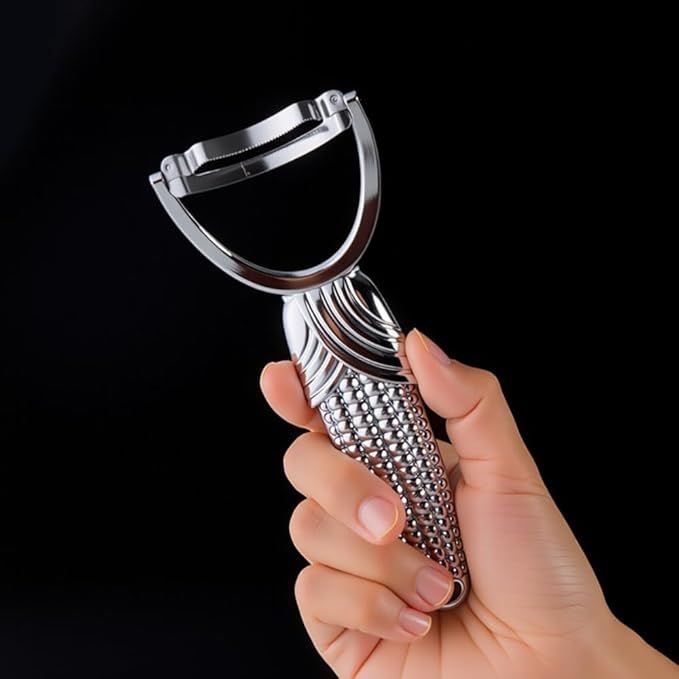 Duty Zinc Alloy Corn Stripper, Multi Function Corn Kerneler Creamer Tool Efficient Corn Peeler, Remover for Fresh Sweet Corn Vegetables Fruits