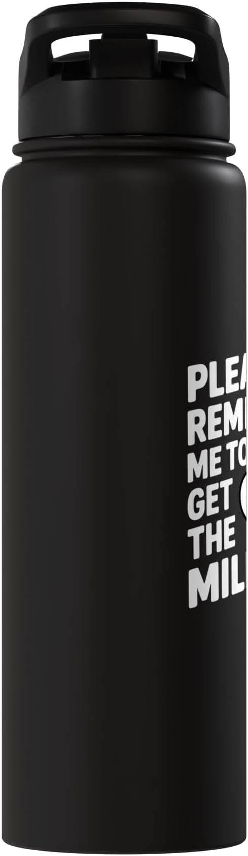Please Remind Me To Get The Milk Funny Goose Stainless Steel Insulated Water Bottle