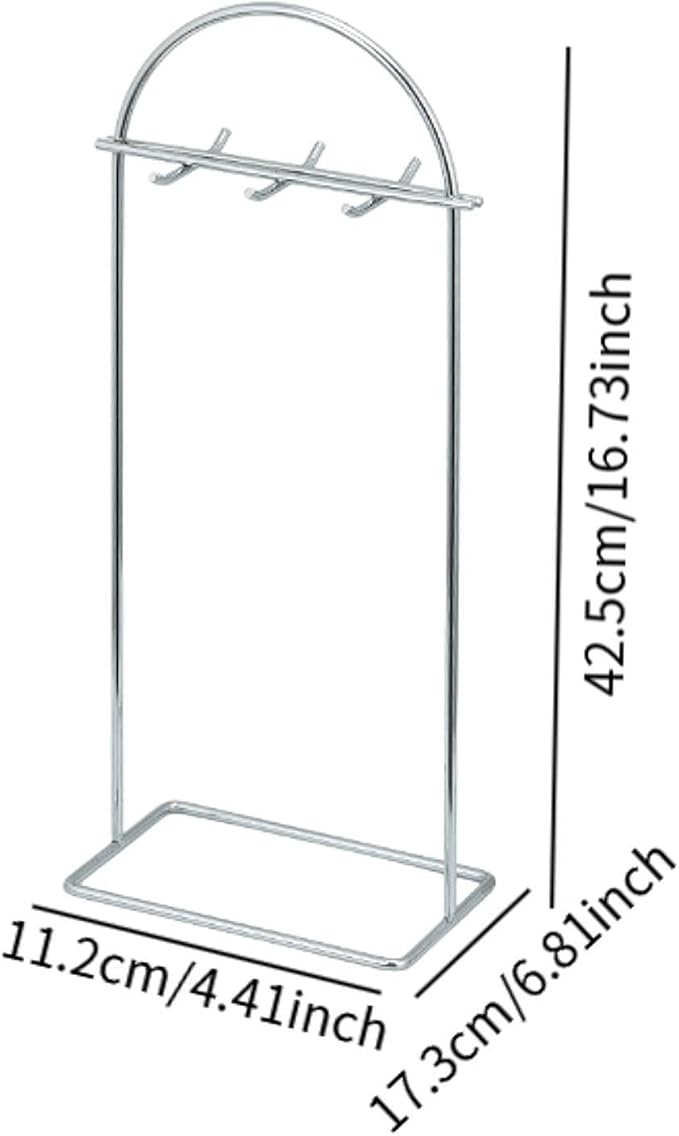 Kitchen Utensil Holder, Hanging Organizer,Sturdy Stable Standing Kitchenware Storage Rack Stainless Steel for Soup Ladle