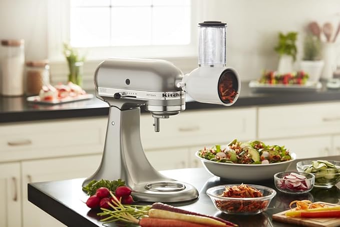 KitchenAid Stand Mixer Attachment,KSMVSA Fresh Prep Slicer/Shredder,(Pack of 2)