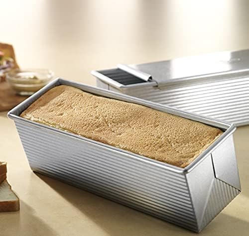 USA Pan Pullman Loaf Pan with Cover, Large w Set of 2