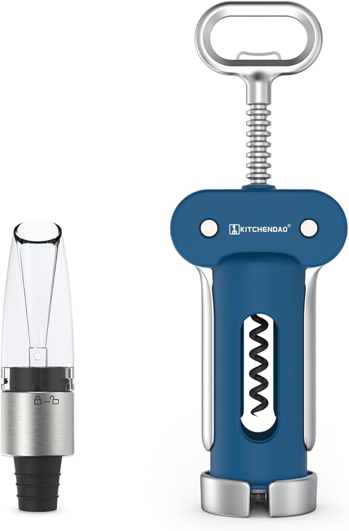 Wine Aerator Pourer and Wing Corkscrew Wine Opener