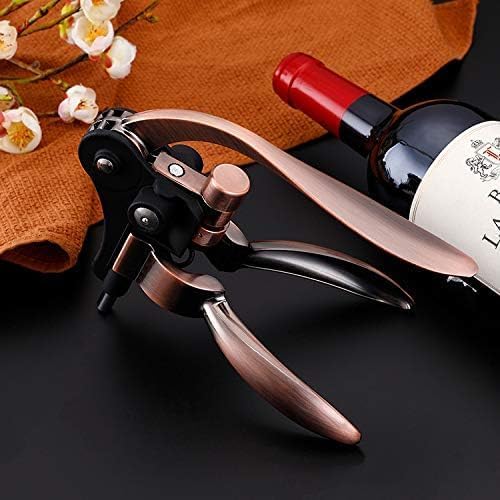 Wine Bottle Opener Set with Accessories Matte Bronze in Wood Box, Aerator, Extra Screws, Foil Cutter, Pourer, Vaccu Stopper, Winged Wine Opener, Rabbit Red Wine Corkscrew Set (Matte Bronze)