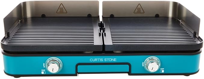 Curtis Stone Dura-Pan 3-in-1 Electric Grill Griddle (Renewed)