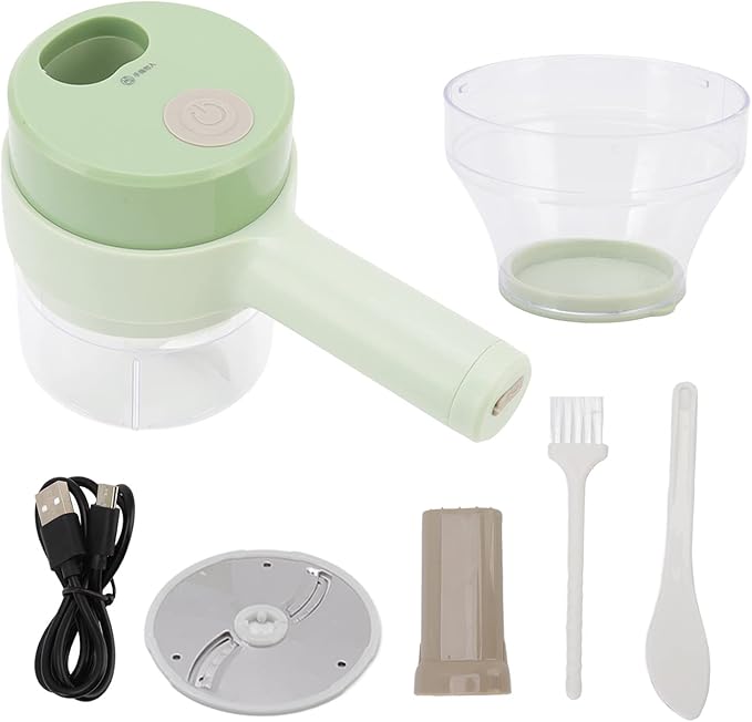 Electric Vegetable Cutter Cordless Automatic Electric Ginger Masher for Home Kitche Tool