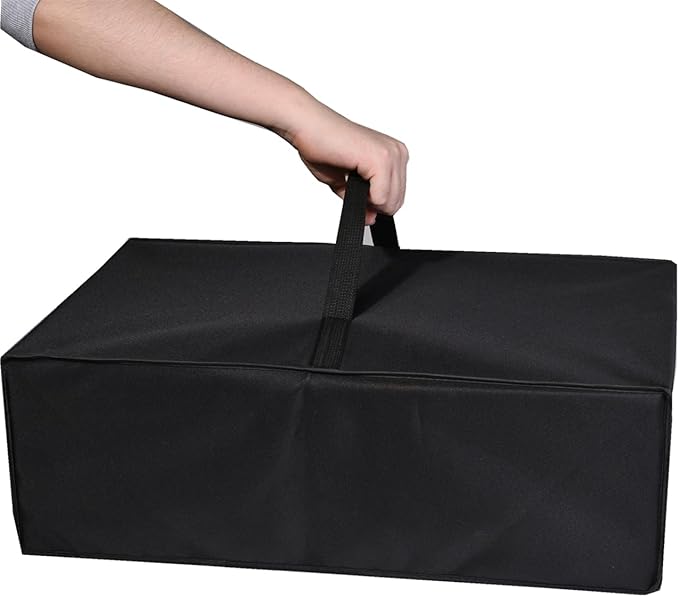 AF-WAN Heavy Duty 600D Nylon Black Toaster Cover, Waterproof, Dustproof, UV-Protected, Fits Elite Gourmet ECT-3100, Mueller MT-110ss & Other 4-Slice Toasters