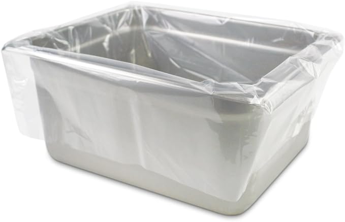 PanSaver ECO Pan Liners for Easy Clean Up - Ovenable up to 400F (Half Pan Medium and Deep Pan Liner - 14 x 23 in)