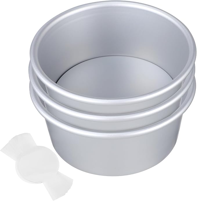 PRETYZOOM Cake Tin Set Nonstick Baking Pans Cake Molds Liners Baking Paper Oven Dishes