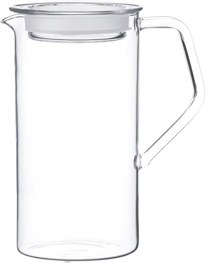 KINTO CAST 21676 Water Jug, 25.5 fl oz (750 ml), Heat-resistant Glass, Microwave and Dishwasher Safe