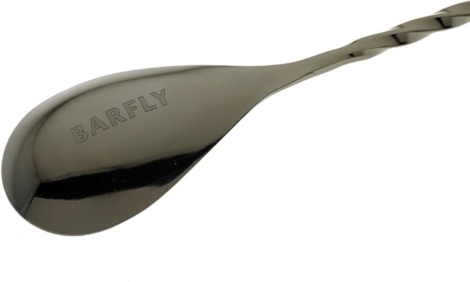 Barfly Bar Spoon, Standard 17 1/8" (43.5 Cm), Gun Metal Black