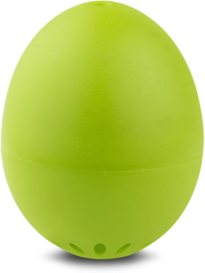 BrainStream BeepEgg Basic Egg Timer - Plays Tunes When Eggs are Ready, Works with Any Egg Size, Temperature-Sensitive for Precise Cooking, Made in Germany, Fun Kitchen Essential (Green)
